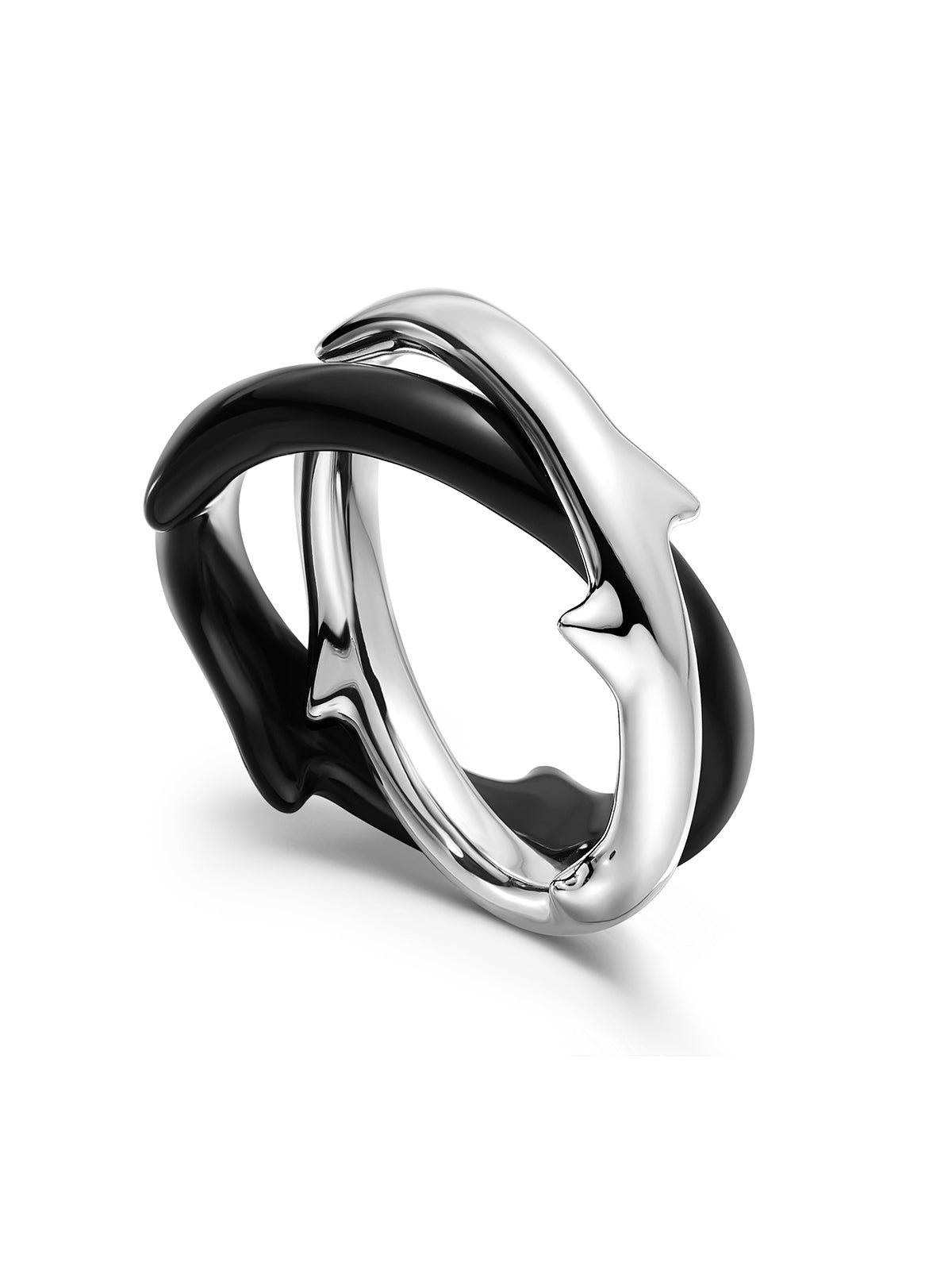 Ring of Thorns Monochrome Ring