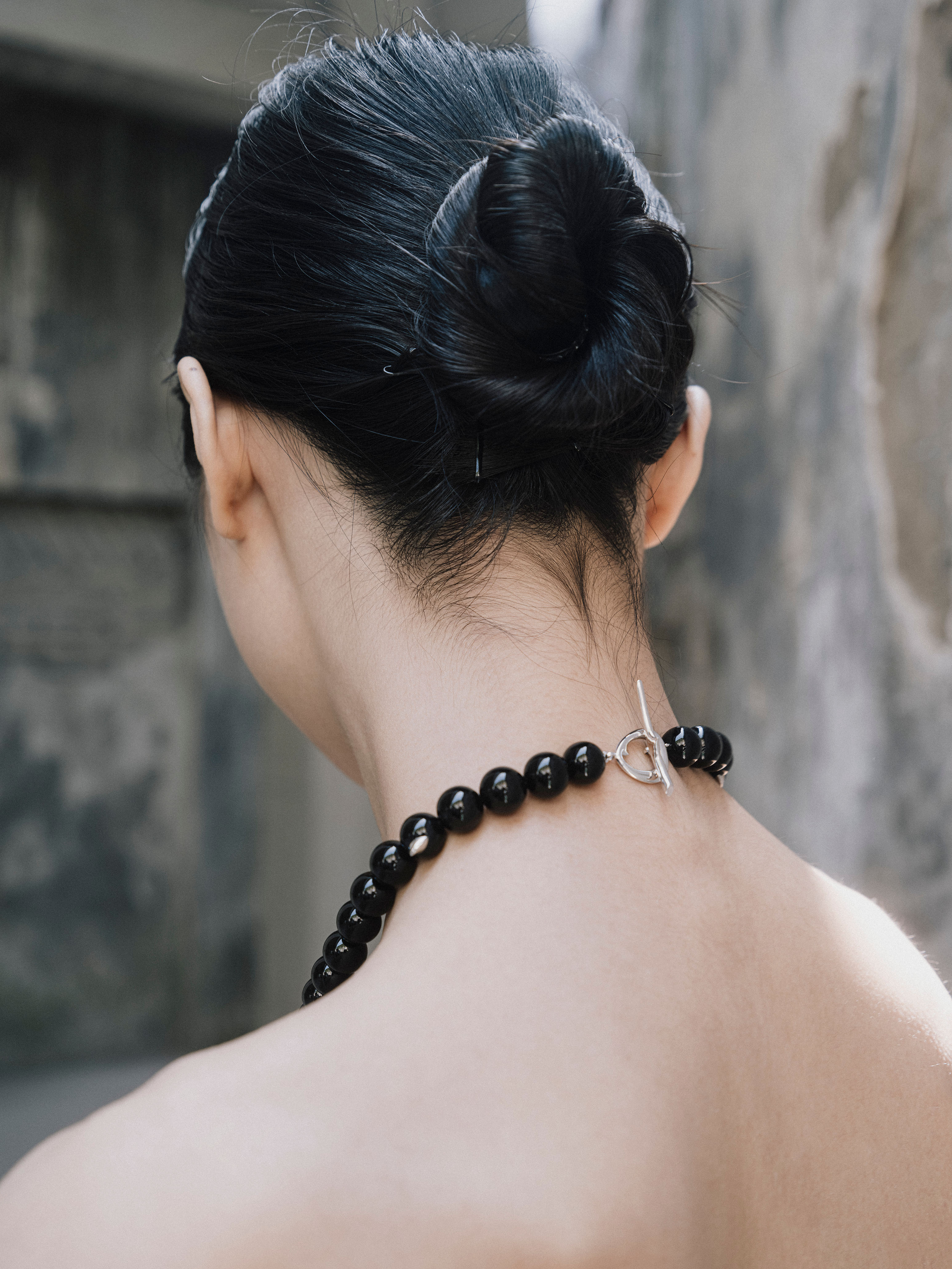 Black Rose Necklace  II